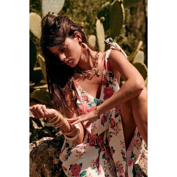 Sezane Maxi Floral Sleeveless Lindy Dress - Picture 4 of 6